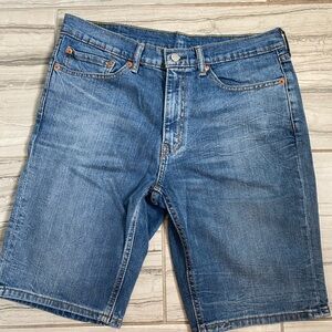 Men's Blue Denim Shorts